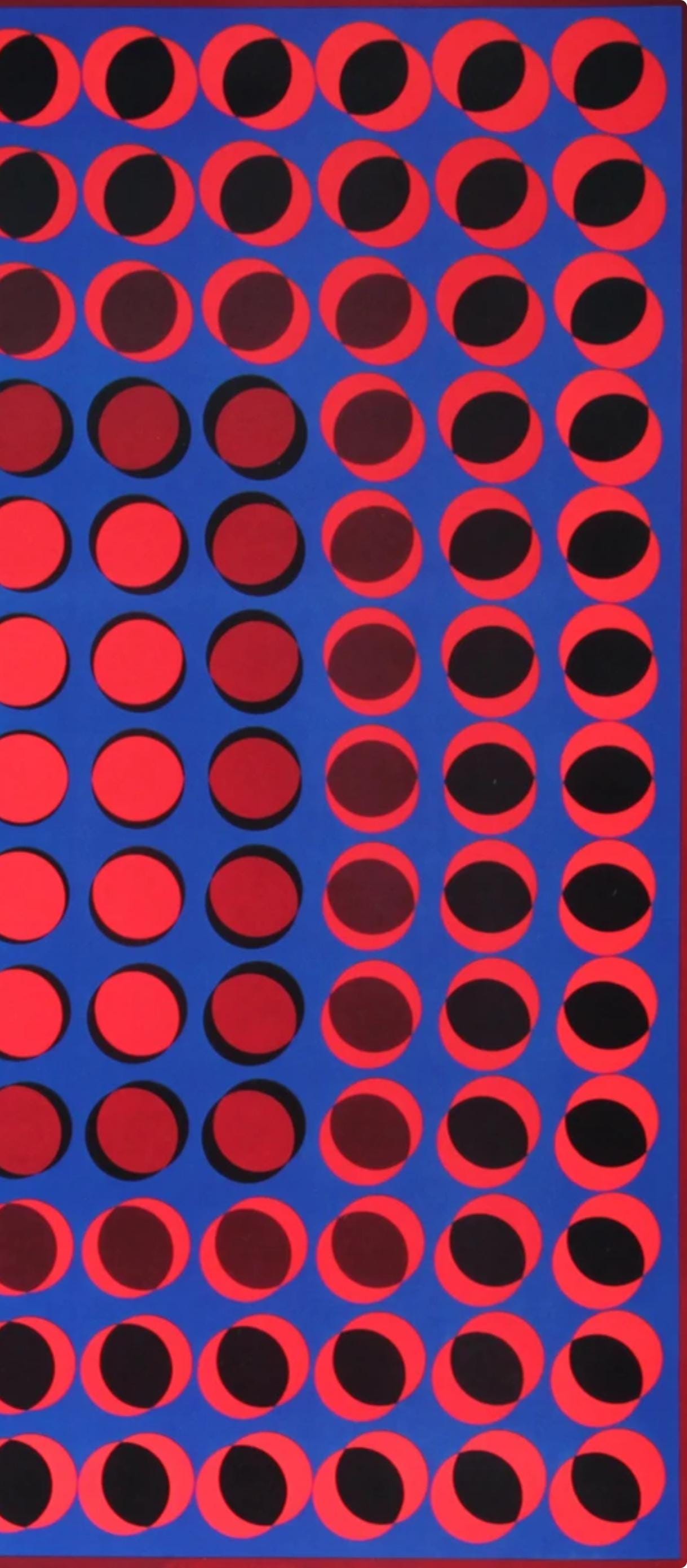 Victor Vasarely, Composition, Progressions I, Limited Edition Héliogravure
