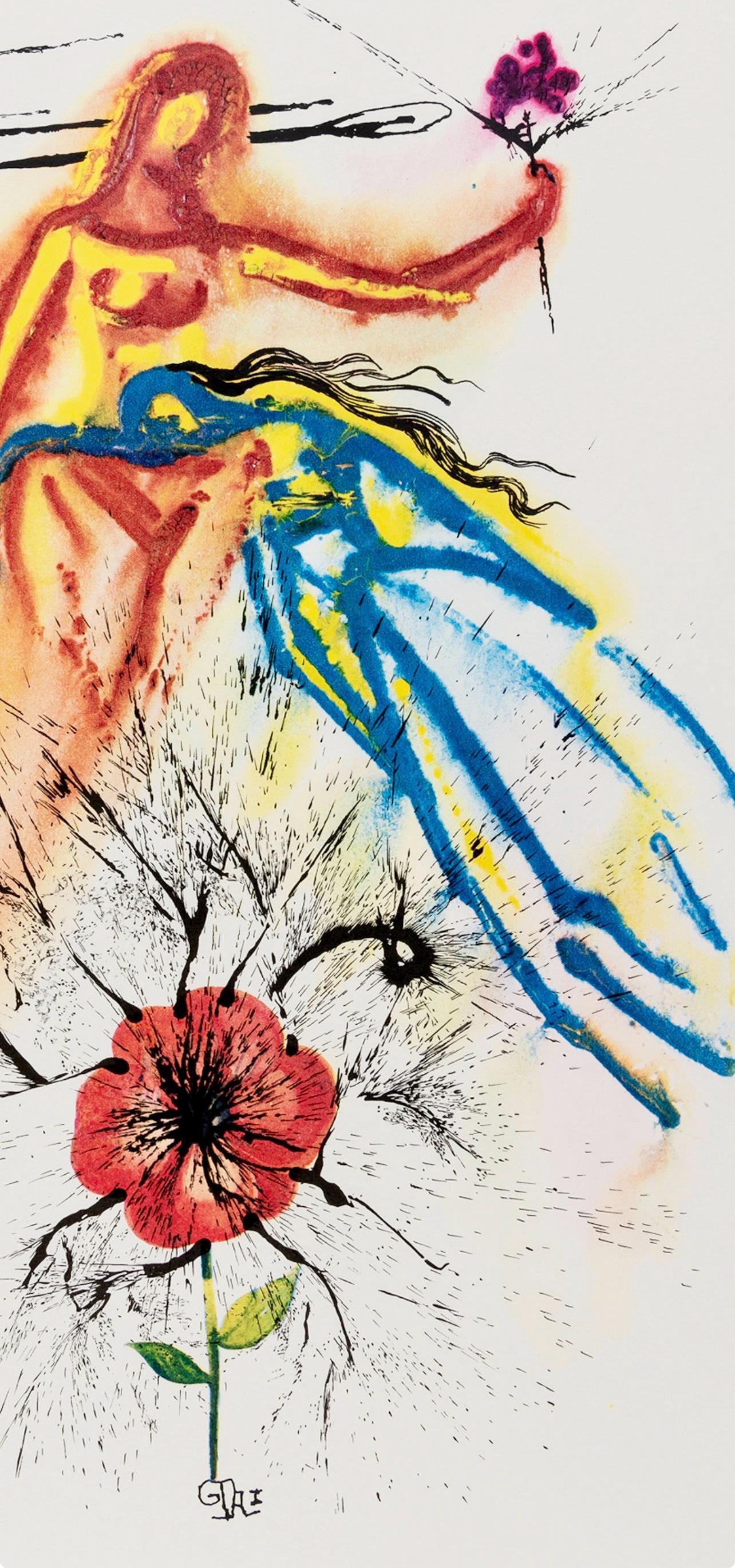 Salvador Dalí, Composition (Field 69-5, A-M), Alice's Adventures in Wonderland, Limited Edition Héliogravure