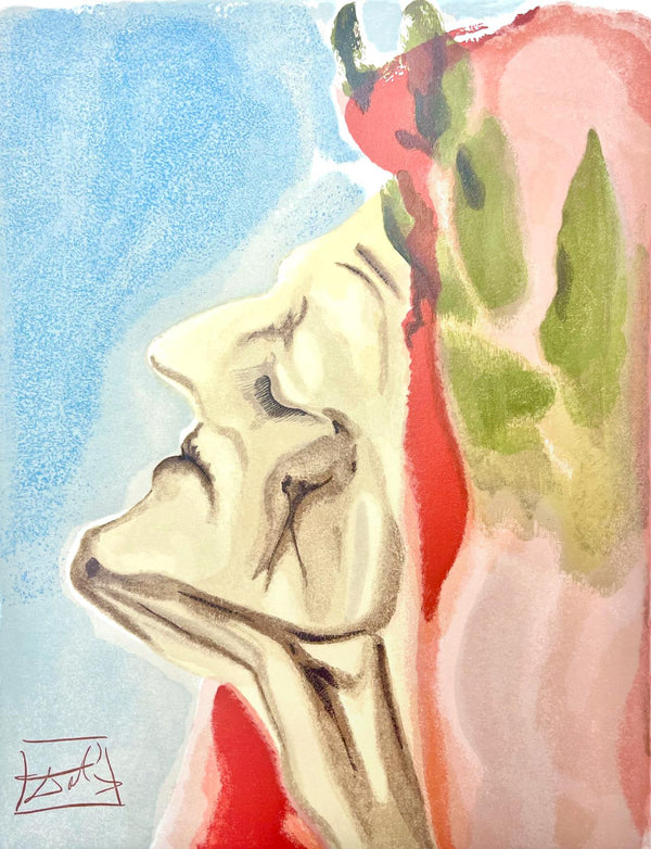 Salvador Dali, Paradies VII (Field 189-200; Michler/Löpsinger 1039-1138), Die Göttliche Komödie, Signed, Limited Edition Woodcut