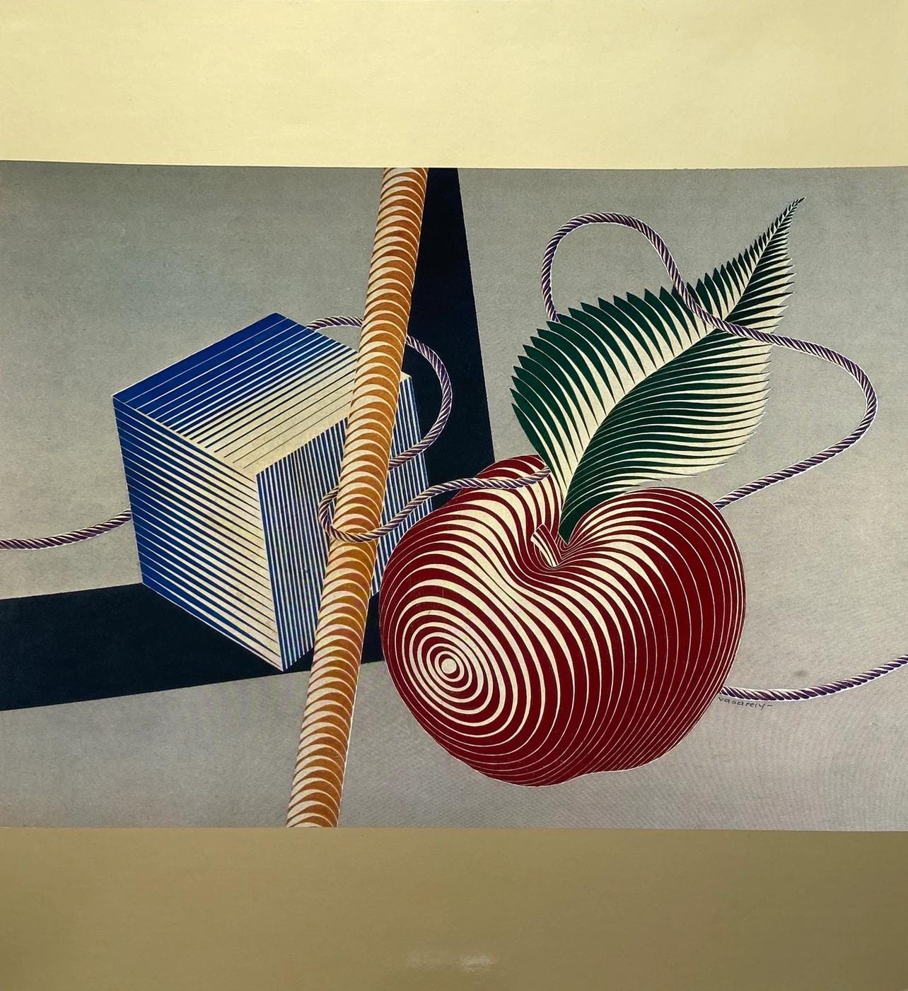 Victor Vasarely, Composition, Graphismes III, Limited Edition Héliogravure