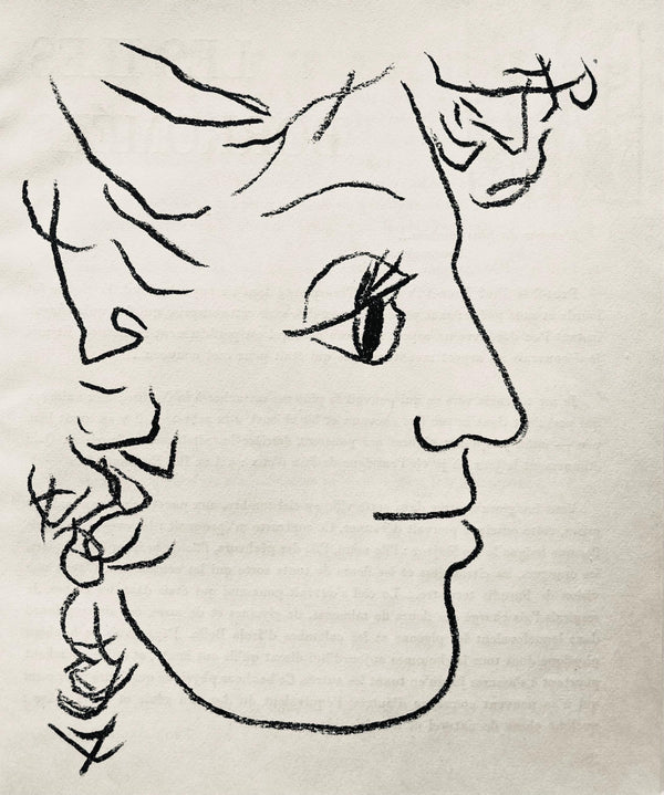 André Marchand, Composition, pierre ã feu provence noire, Limited Edition Lithograph