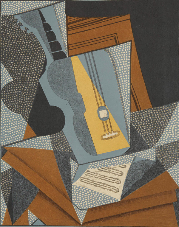 Juan Gris, Guitare (Kahnweiler 1969), Au Soleil du Plafond, Limited Edition Lithograph