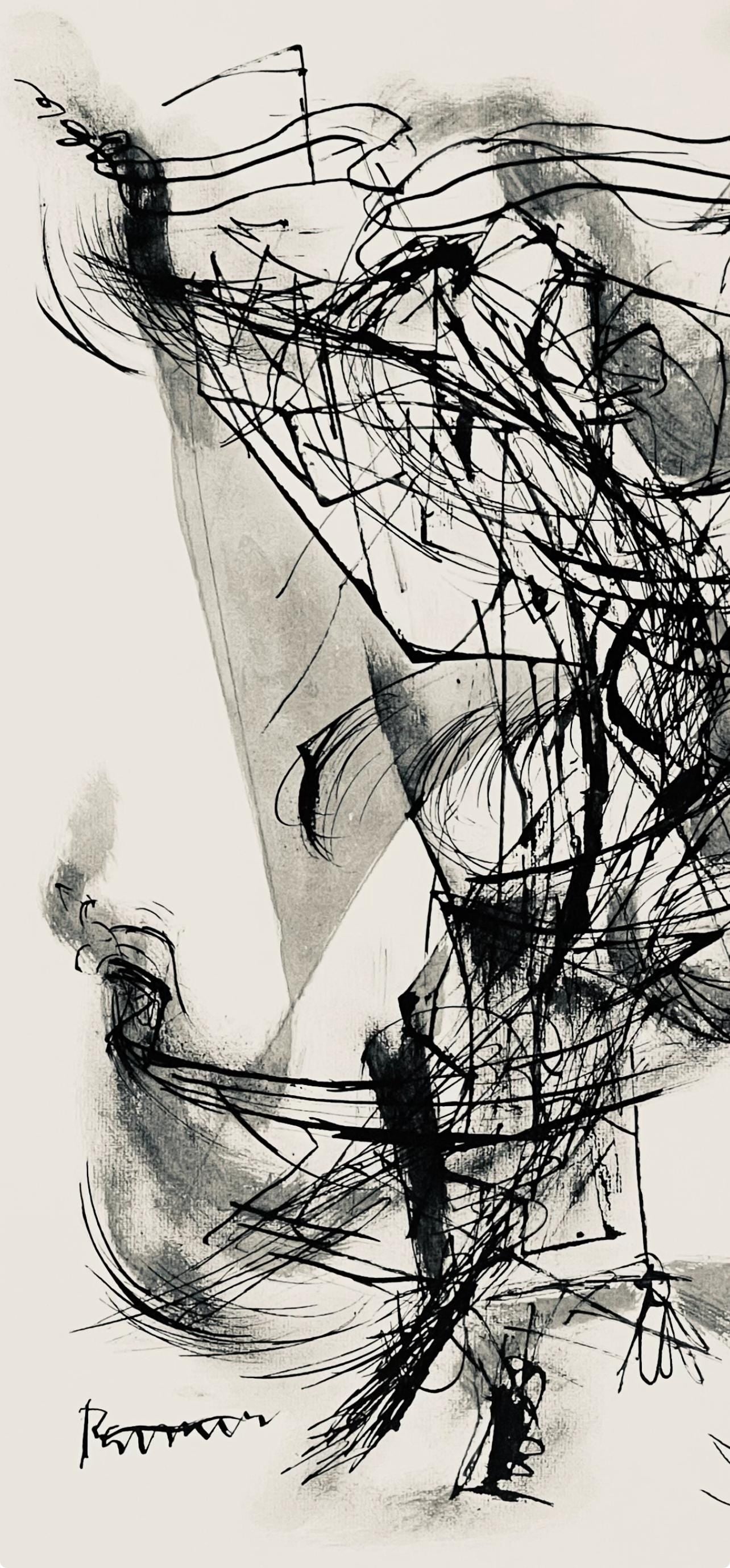 Abraham Rattner, Job, Limited Edition Lithograph