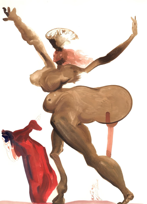 Salvador Dali, Manto (Michler/Löpsinger 1039-1138; Field 189-200), La Divine Comédie, Limited Edition Woodcut