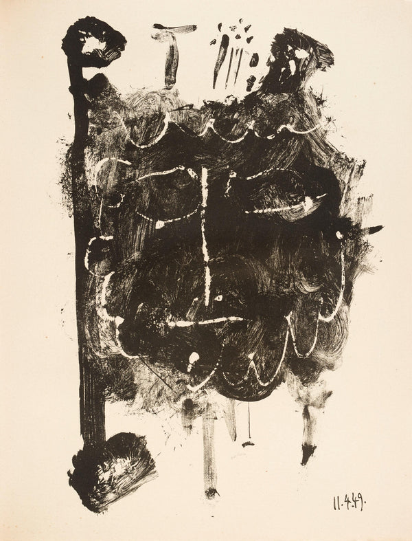 Pablo Picasso, Composition (Bloch 605-608; Mourlot 177; Reuße 519-522), Elegy of Ihpetonga, Limited Edition Lithograph