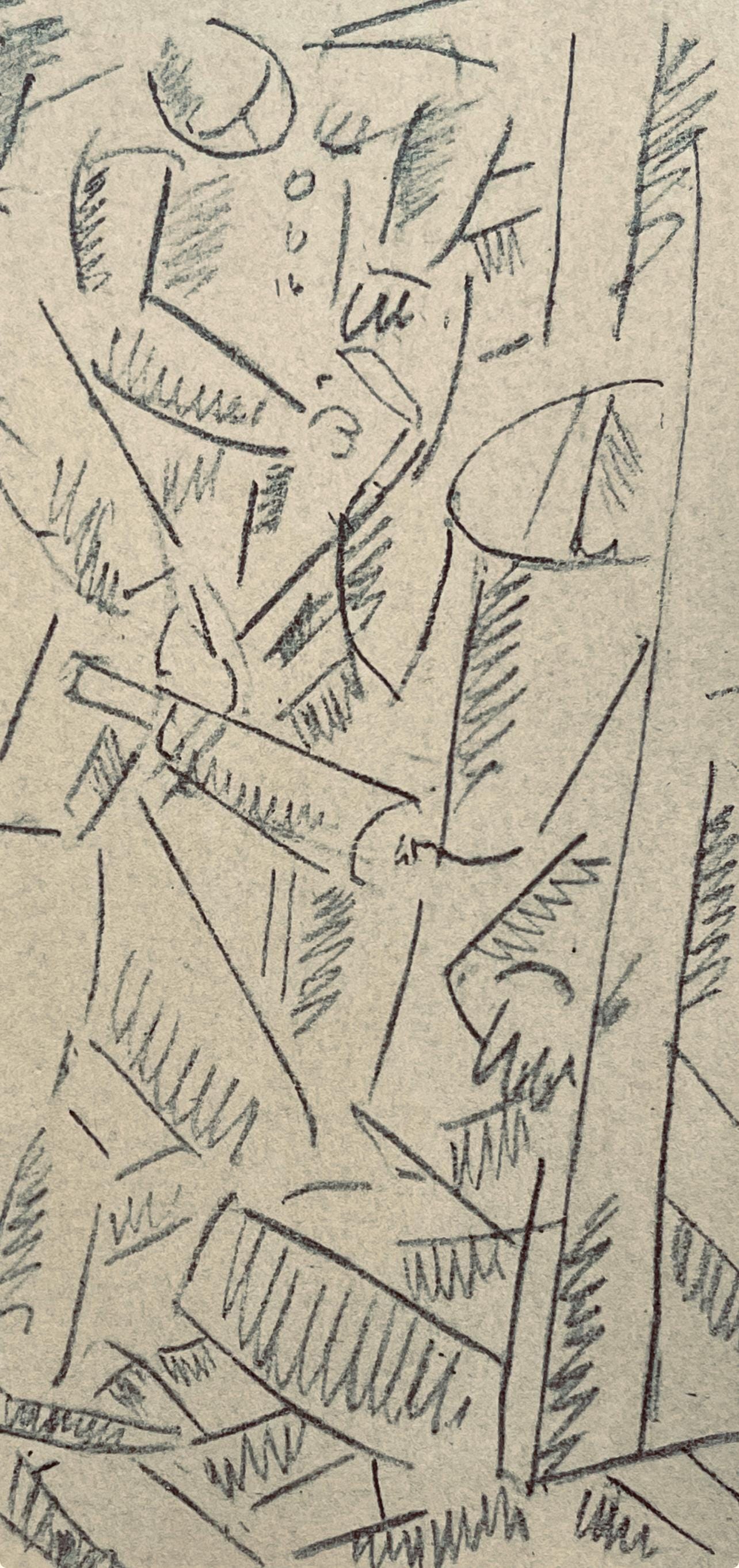 Fernand Léger, Les Foreurs, Fernand Léger, Dessins de Guerre, Limited Edition Lithograph