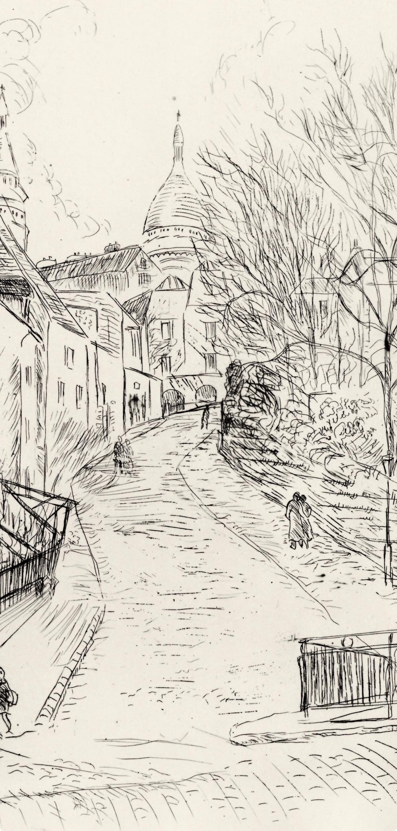 Charles Camoin, Montmartre, A La gloire à Paris, Limited Edition Etching