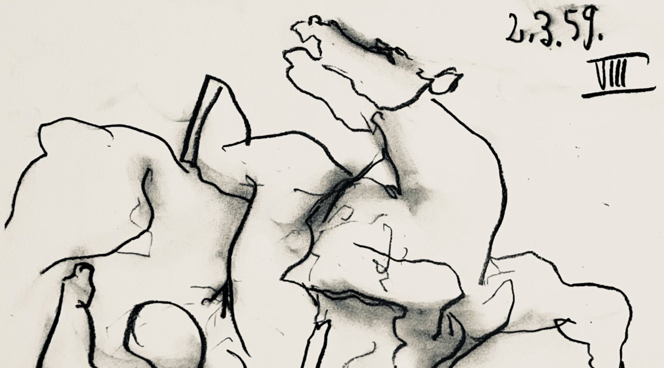 Pablo Picasso, Composition (Bloch 1276; Czwiklitzer 23), Toros y Toreros, Limited Edition Lithograph