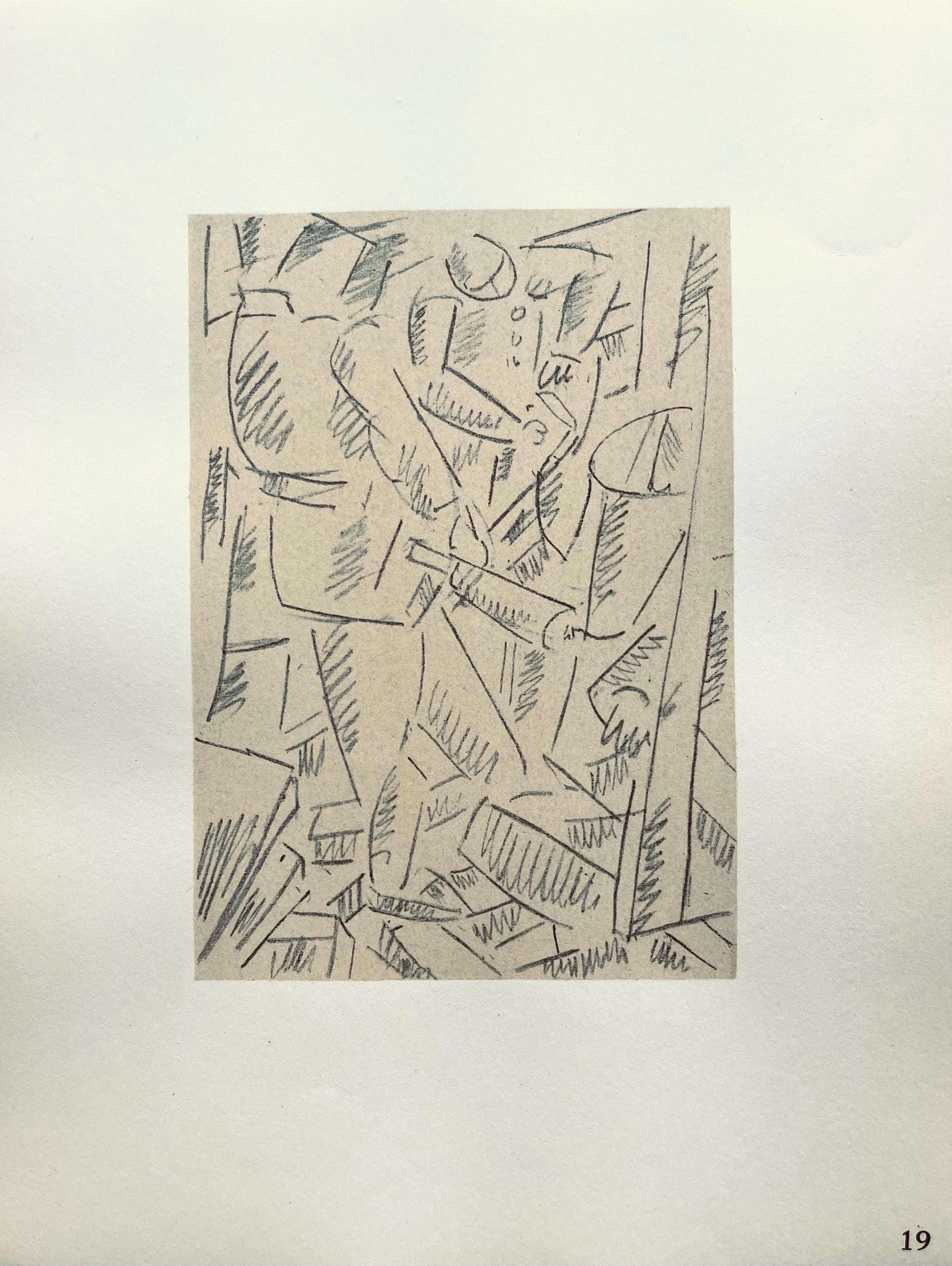 Fernand Léger, Les Foreurs, Fernand Léger, Dessins de Guerre, Limited Edition Lithograph