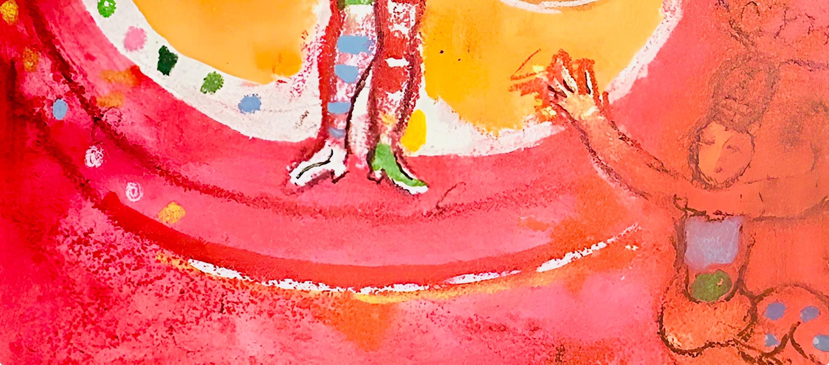 Marc Chagall, Composition, Le Cirque D'Izis,  avec quatre compositions originales de Marc Chagall, Limited Edition Lithograph