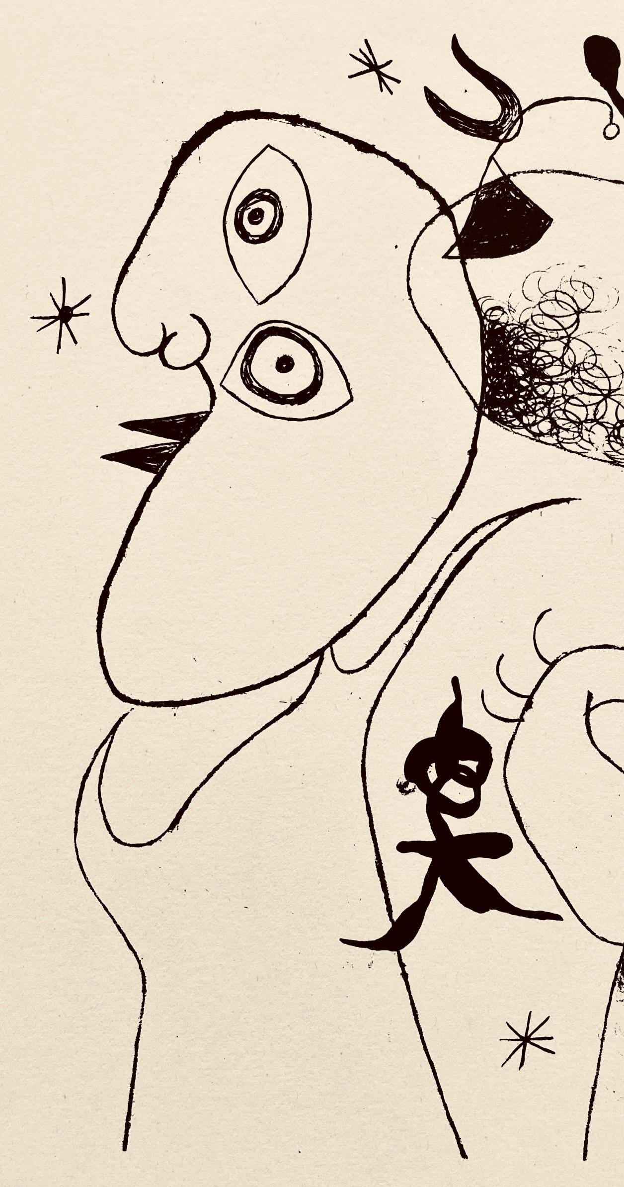 Joan Miró, Composition, The Prints of Joan Miro, Limited Edition Etching