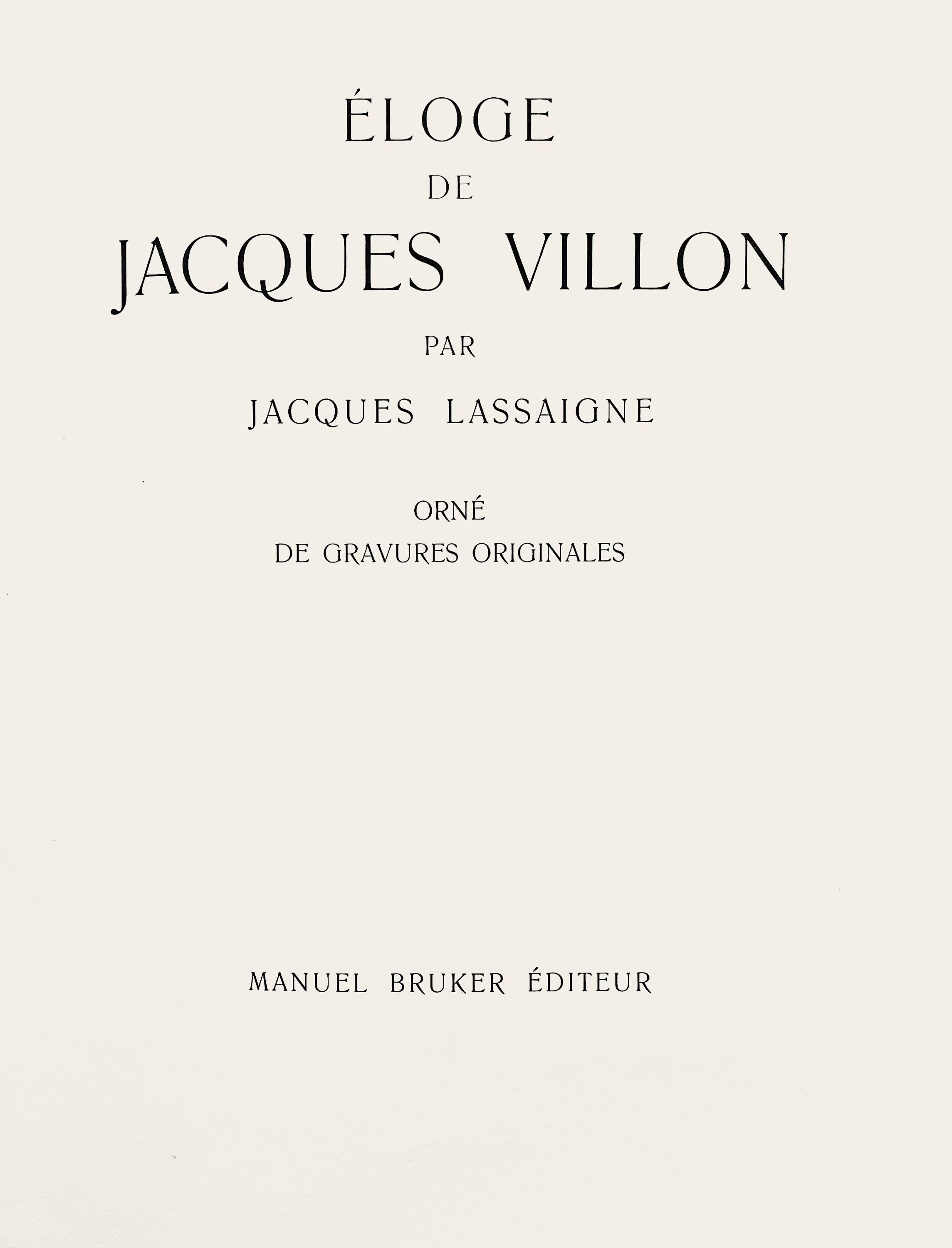 Jacques Villon, Composition, Éloge de Jacques Villon, Limited Edition Etching