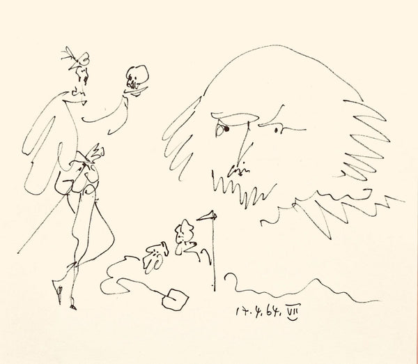 Pablo Picasso, Shakespeare VII (Bloch 1197), Picasso-Aragon Shakespeare, Limited Edition Lithograph