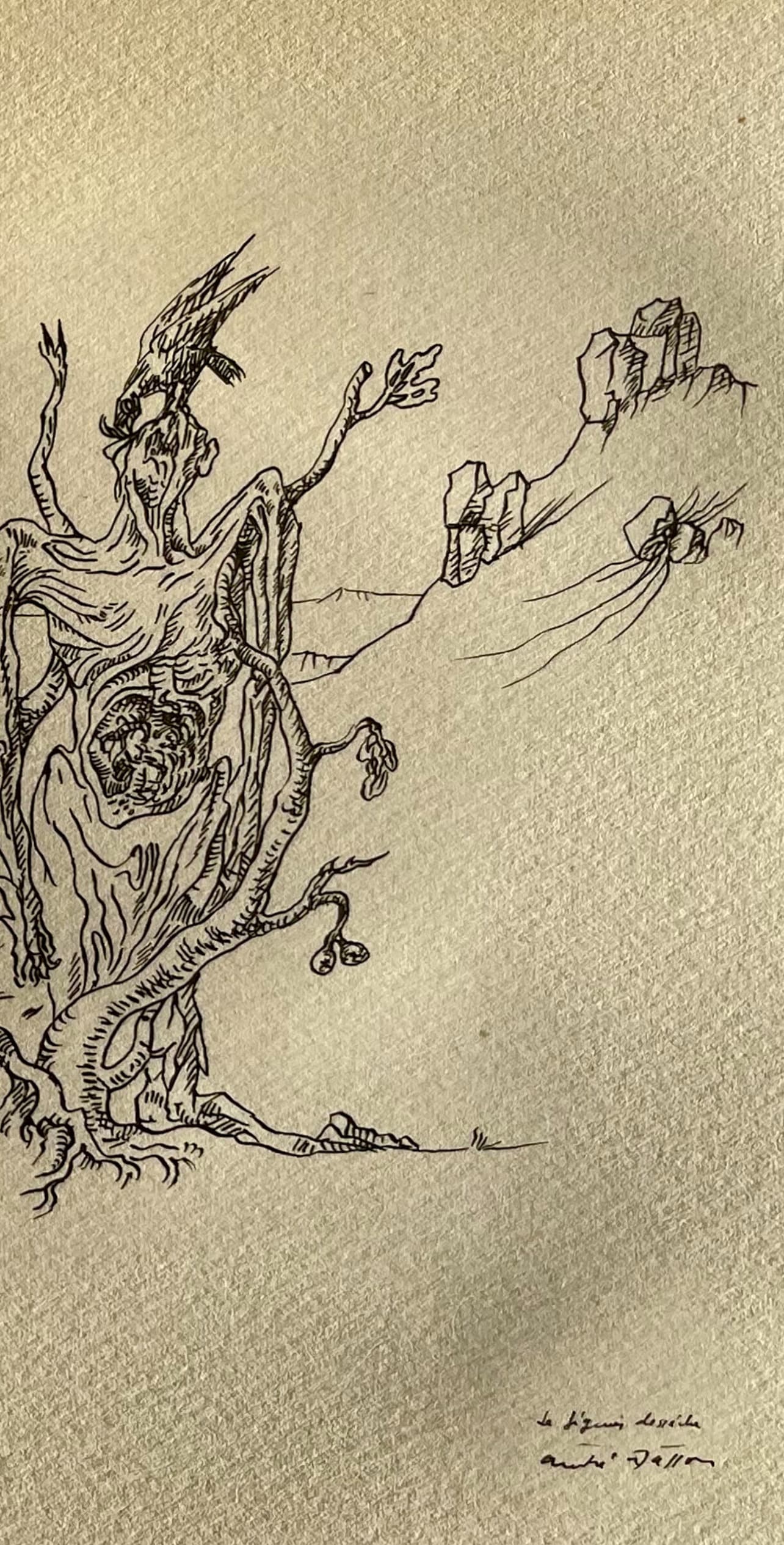 André Masson, Le figuier desséché, Masson Dessins, Limited Edition Lithograph