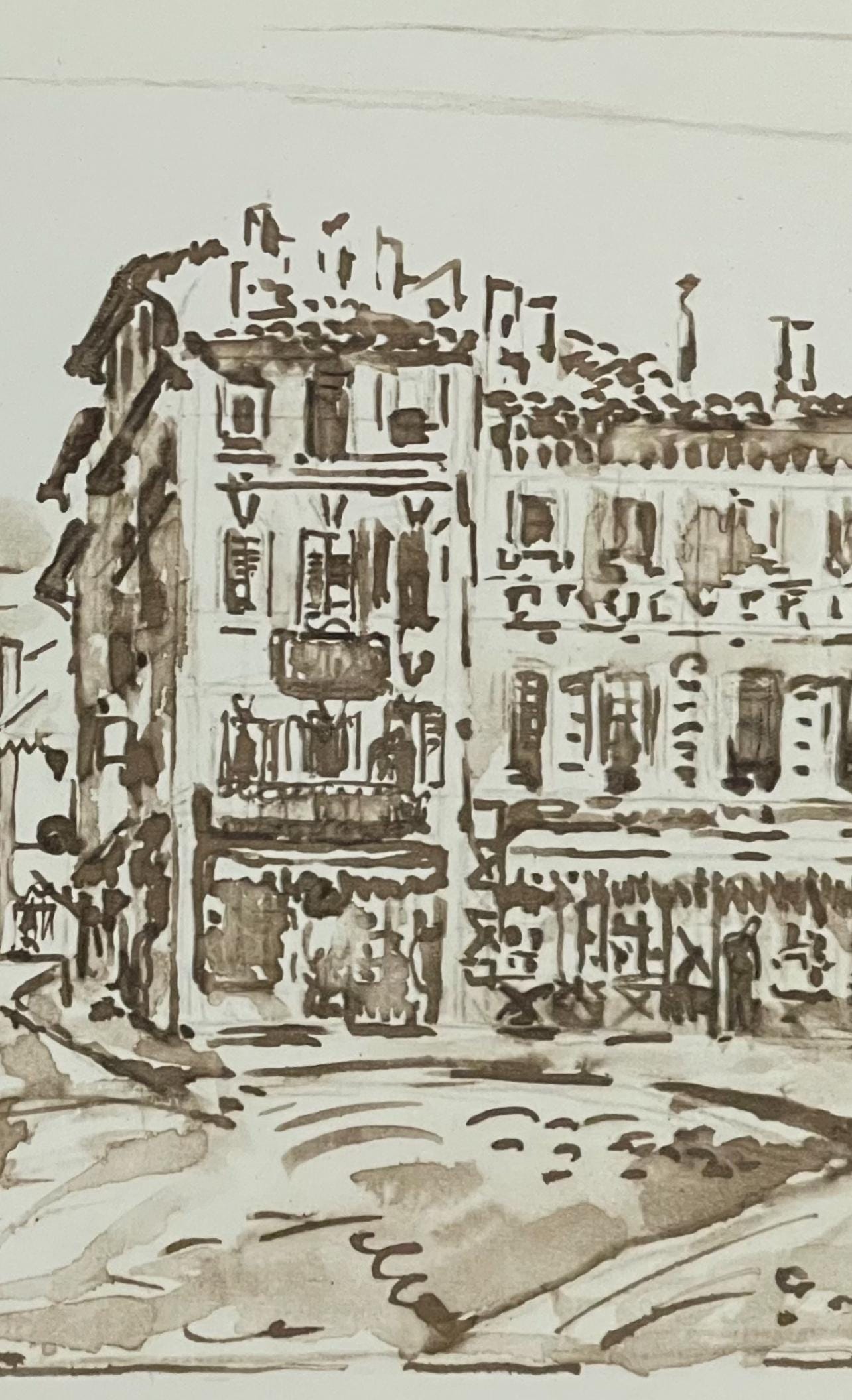 Paul Signac, Avignon. Le motif de Jongkind, Signac Dessins, Limited Edition Lithograph