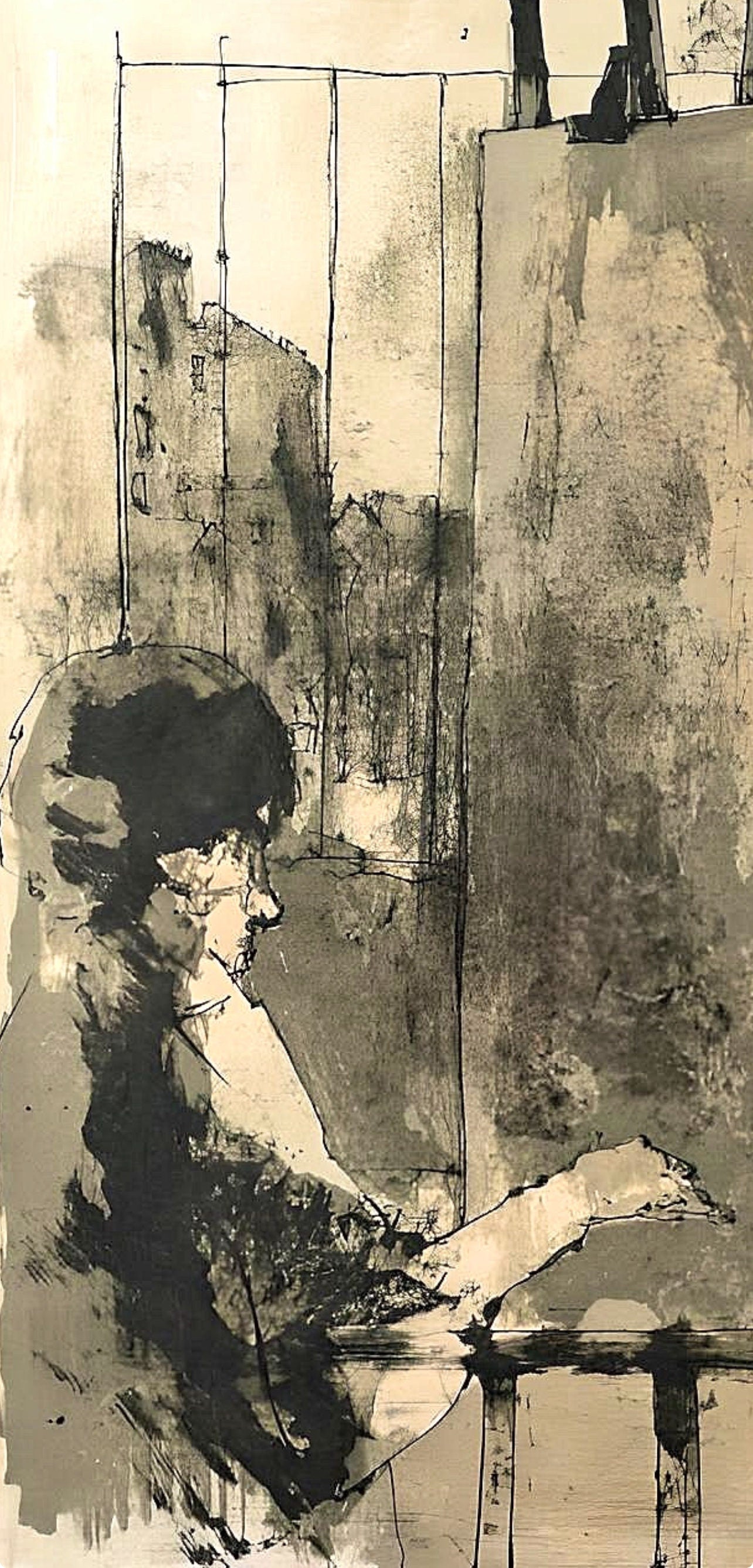 Jean Jansem, Atelier parisien, Au Temps de Paris Seine, Limited Edition Lithograph