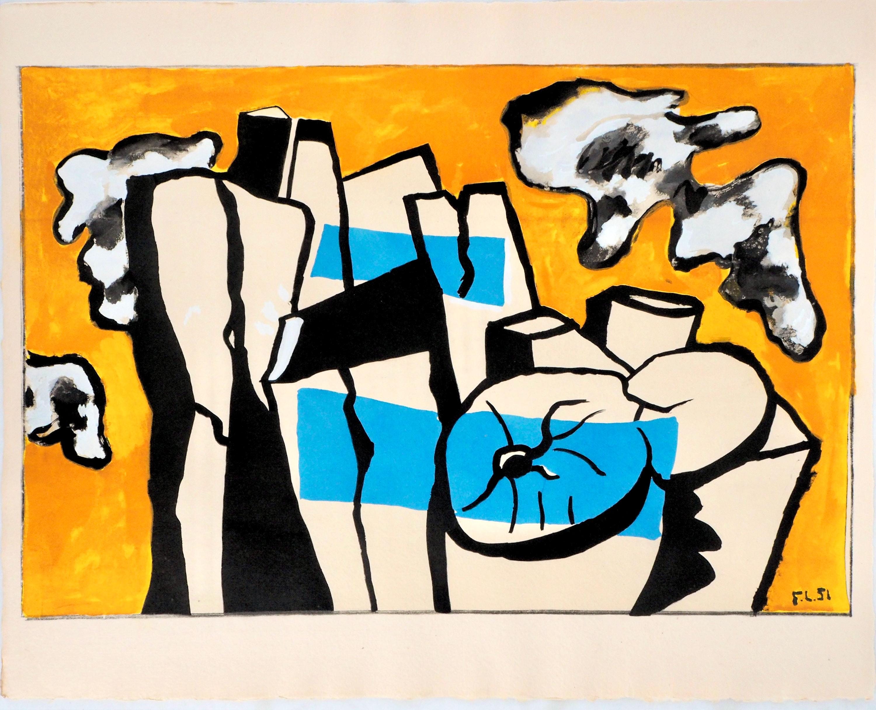 Fernand Léger, Composition, Contrastes, Limited Edition Lithograph