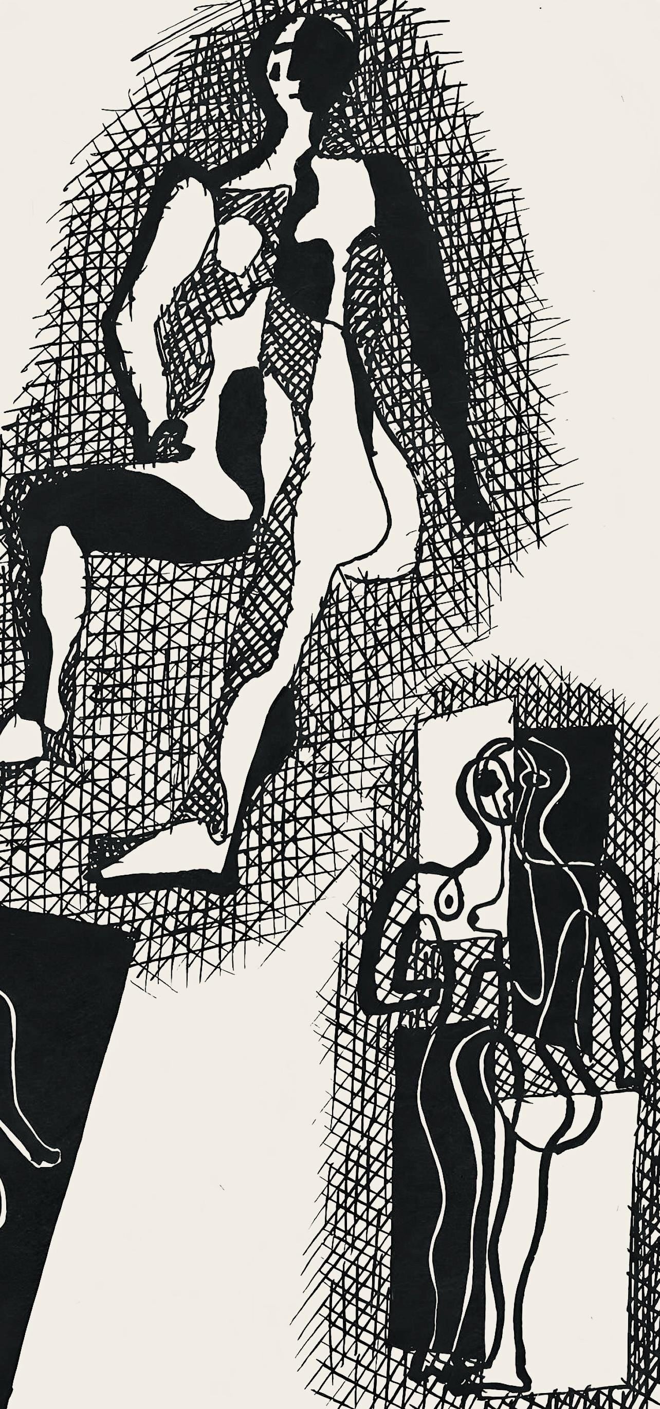 Pablo Picasso, Composition (Monod 10485), Hélène chez Archive de Illustrations de Pablo Picasso, Limited Edition Woodcut