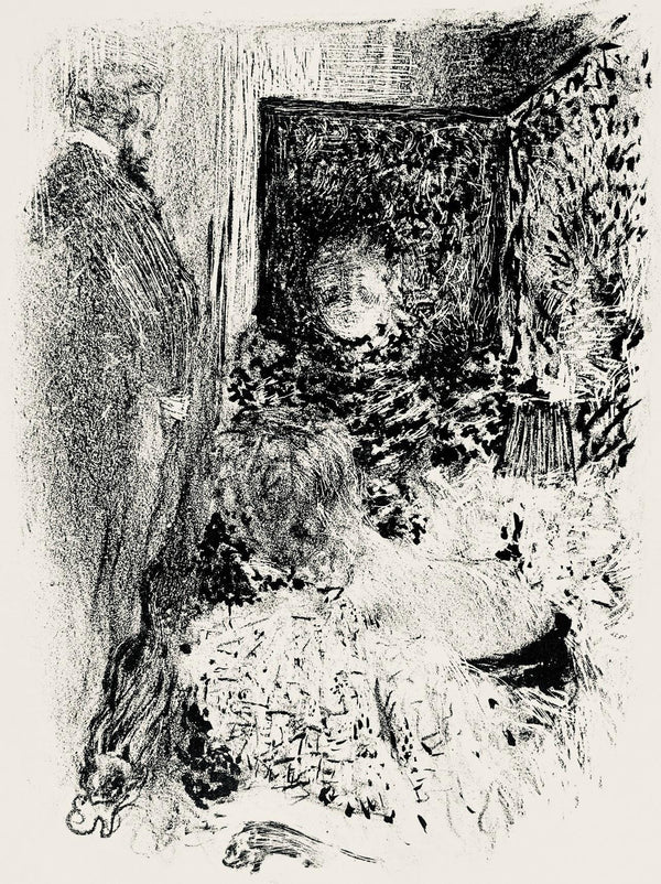 Édouard Vuillard, Intimite, Derrière le miroir, Limited Edition Lithograph