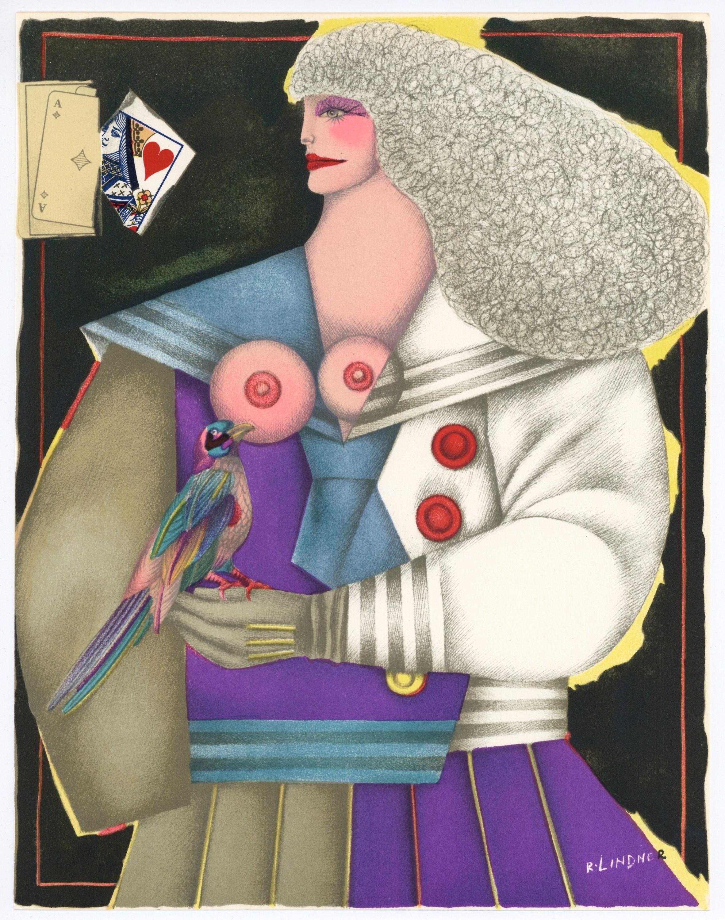 Richard Lindner, Composition, XXe siècle, Limited Edition Lithograph