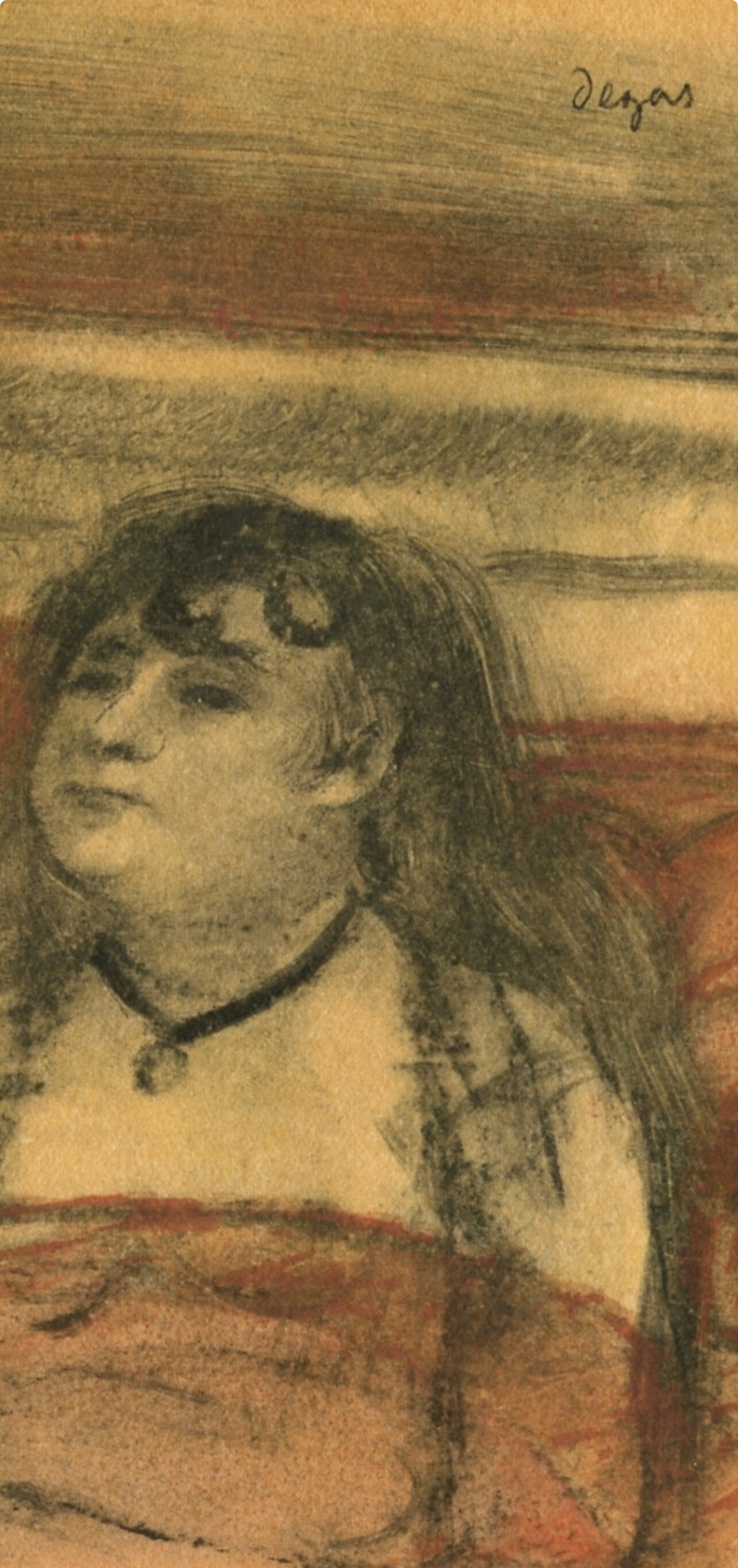 Edgar Degas, Au Salon, E. Degas Monotypes, Limited Edition Monotype