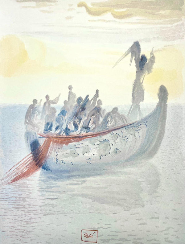 Salvador Dali, Fegefeuer II (Field 189-200; Michler/Löpsinger 1039-1138), Die Göttliche Komödie, Signed, Limited Edition Woodcut