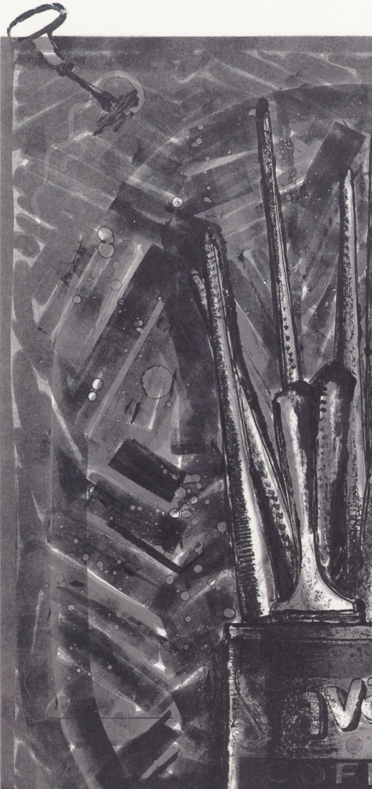 Jasper Johns, Composition, Jasper Johns, 17 Monotypes, Limited Edition Héliogravure