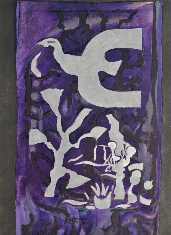Georges Braque, Composition, Derrière le miroir, Limited Edition Lithograph