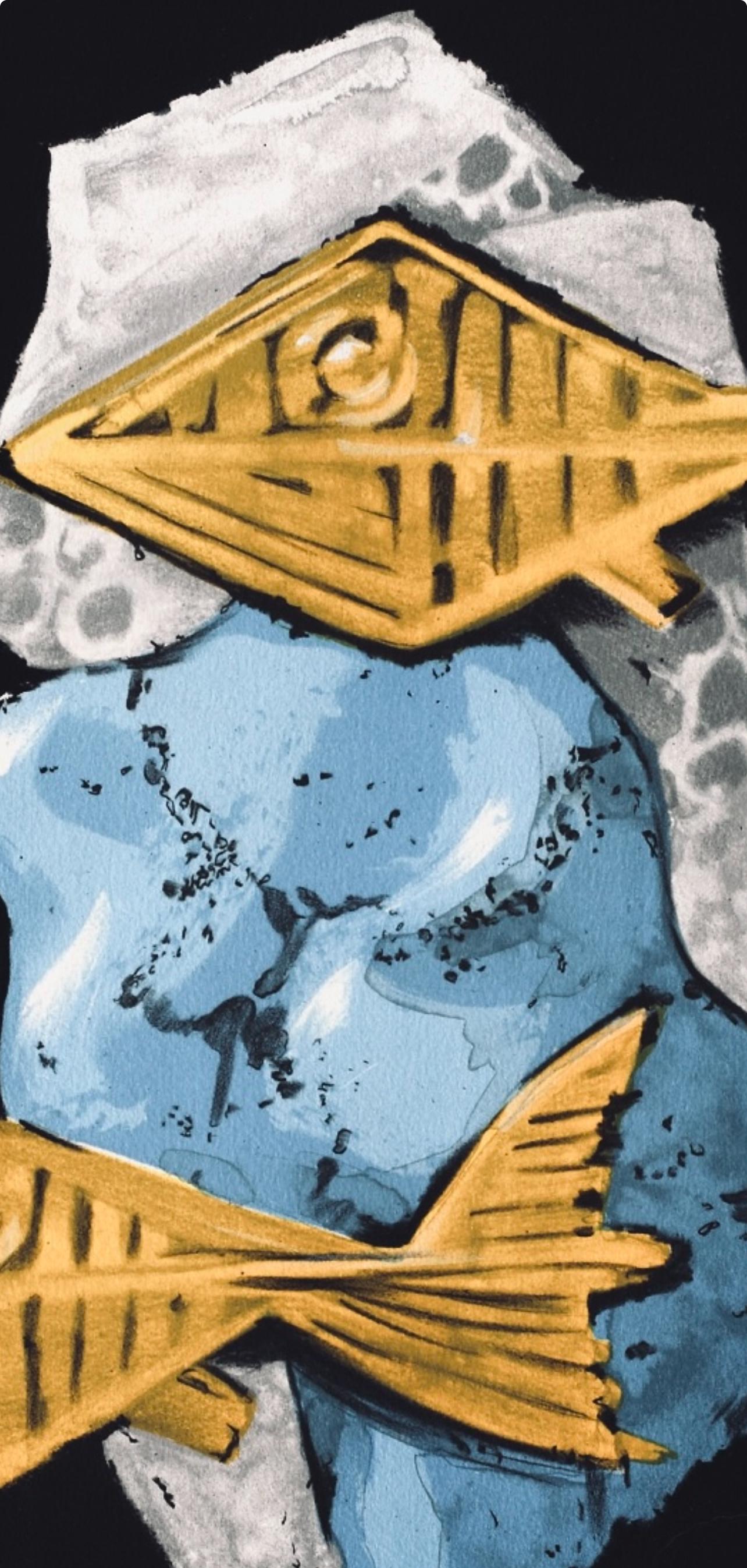 Georges Braque, Composition, Œdipe roi de Sophocle, Limited Edition Lithograph