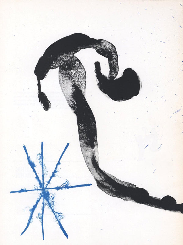 Joan Miró, Composition (Cramer 83; Mourlot 340-347), Derrière le miroir, Limited Edition Lithograph