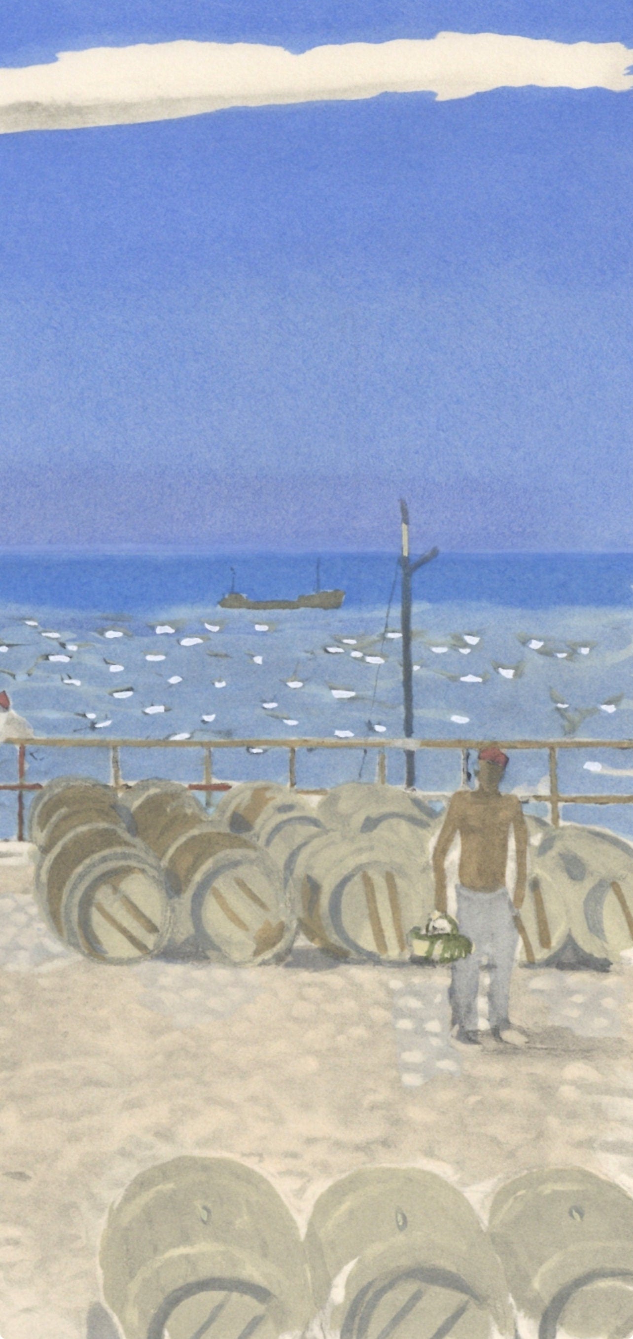 Maurice Brianchon, Voyage du Vin, Vins, Fleurs et Flammes, Limited Edition Lithograph