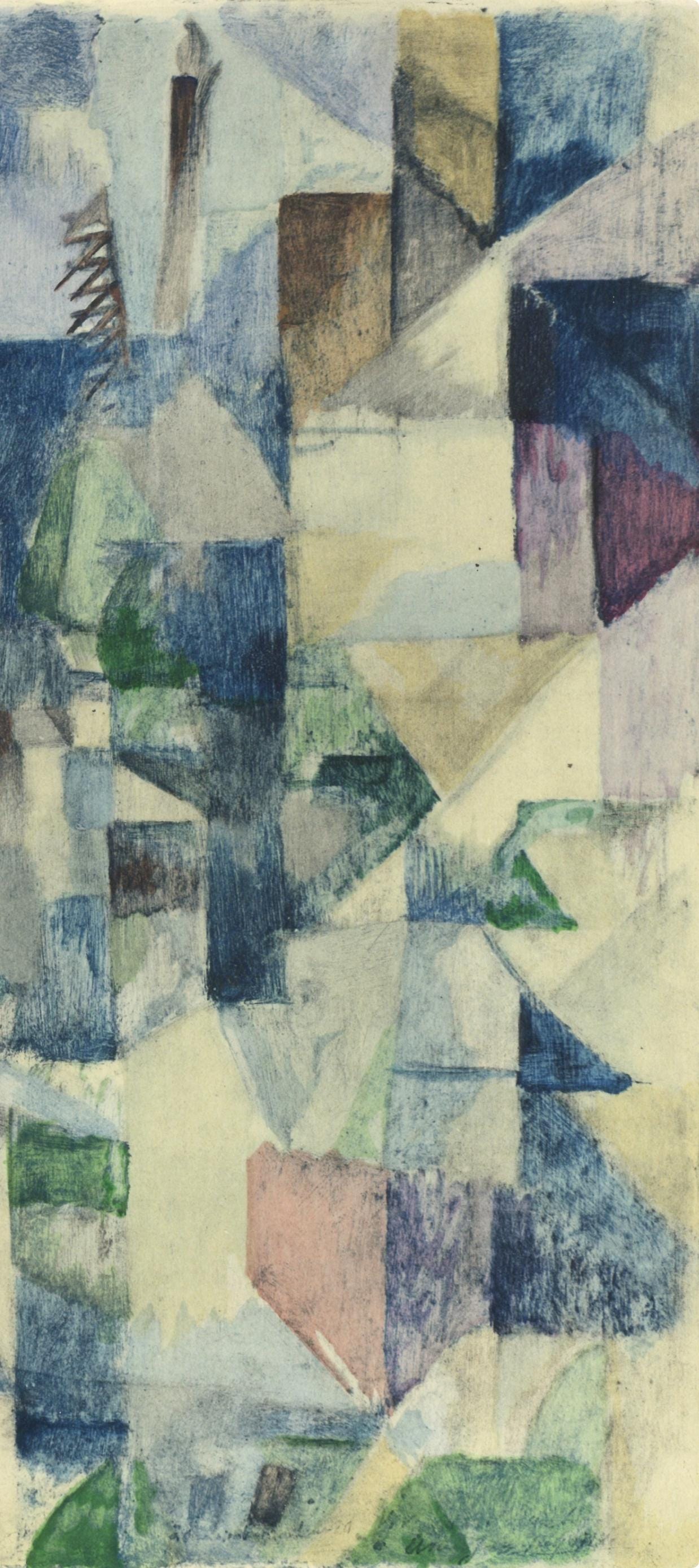 Robert Delaunay, La fenetre No. 2, XXe siècle, Limited Edition Lithograph
