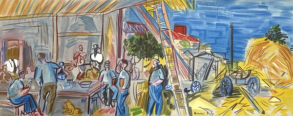 Raoul Dufy, Les Moissonneurs, Lettre à mon peintre Raoul Dufy, Limited Edition Lithograph