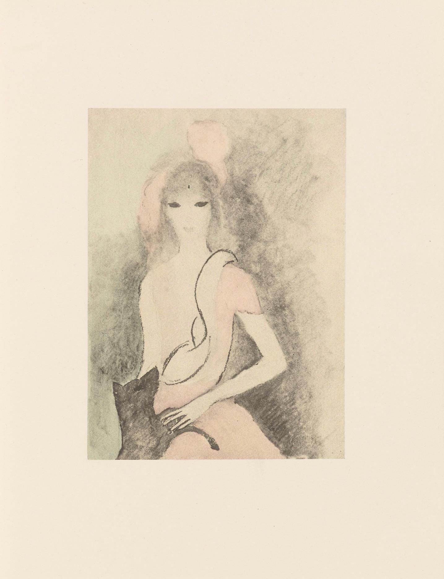 Marie Laurencin, Composition, Les Biches, Limited Edition Lithograph