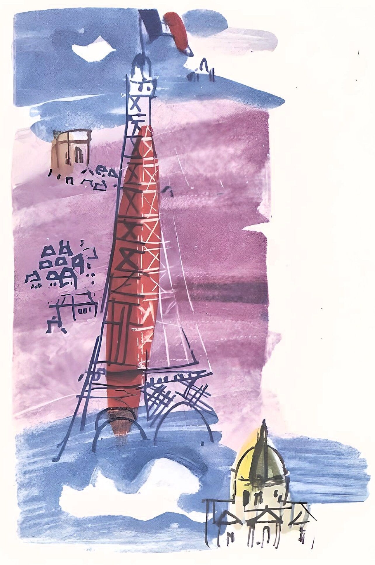 Raoul Dufy, Paris libéré, Vacances forcées