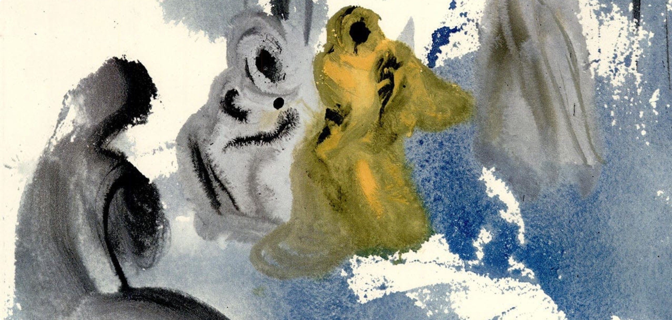 Salvador Dali, Composition (Michler/Löpsinger 1600; Field 69-3), Biblia Sacra, Limited Edition Lithograph