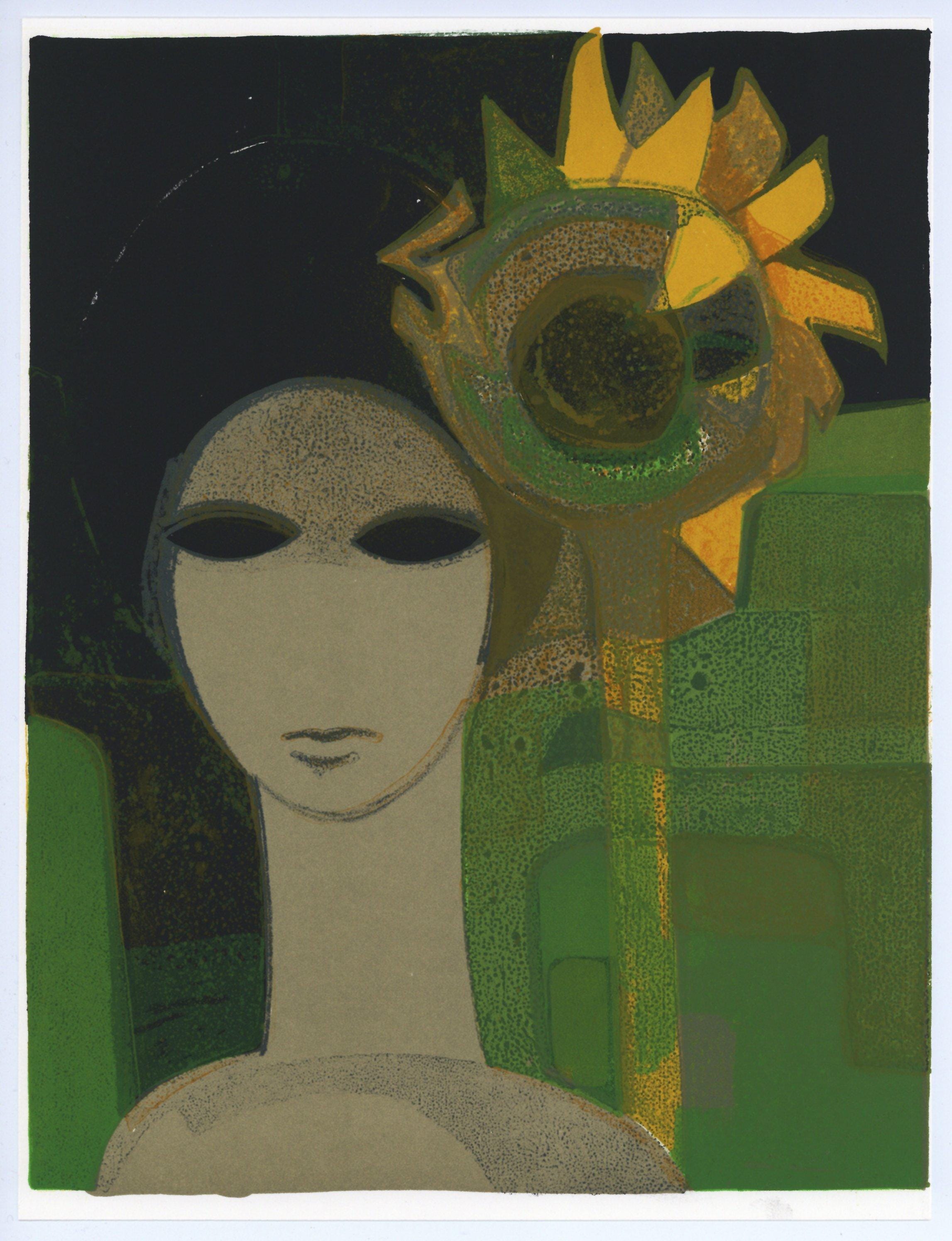 André Minaux, Composition, L'Odyssée, Limited Edition Lithograph