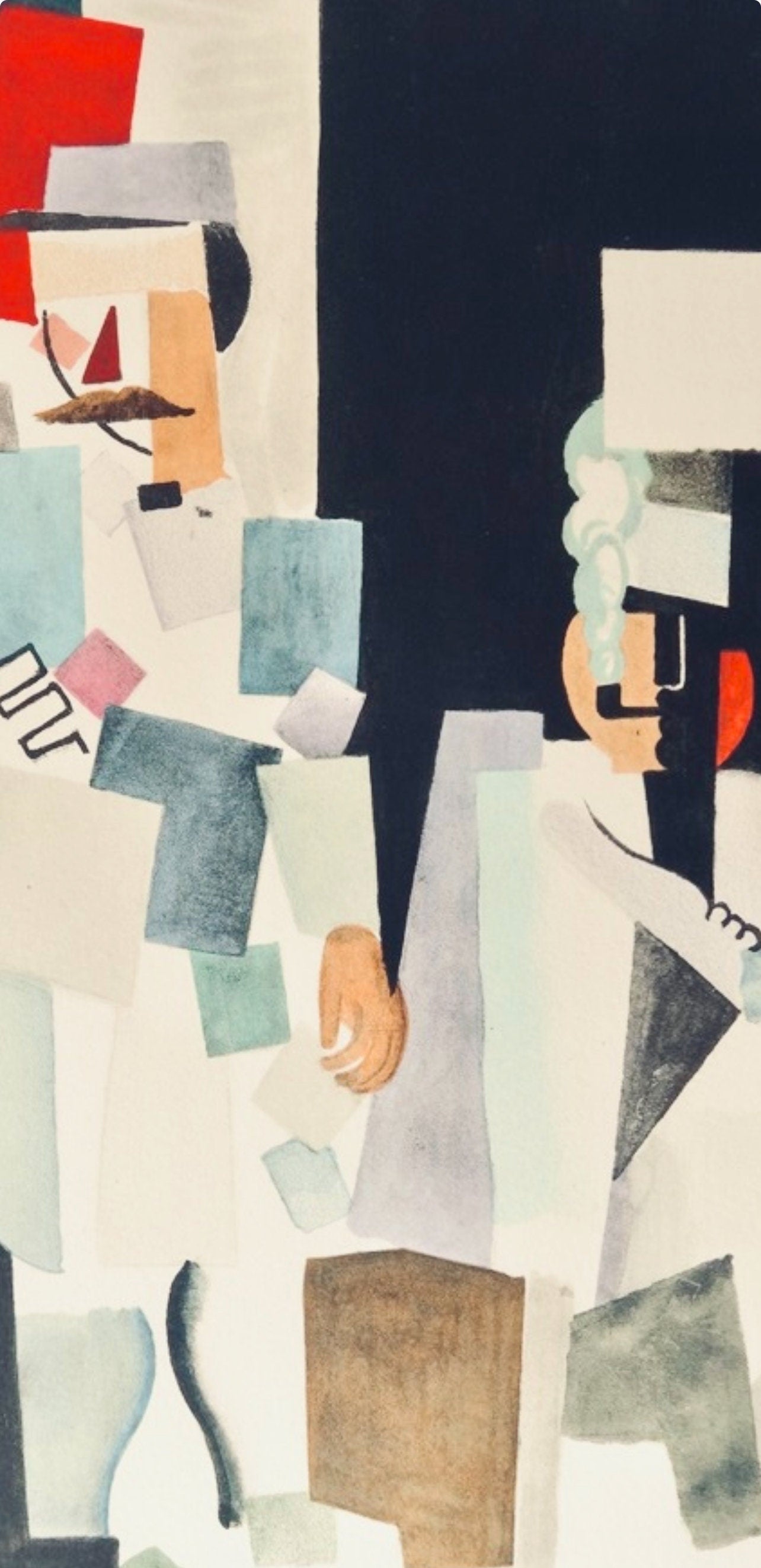 Roger de La Fresnaye, Scène militaire, Roger de La Fresnaye, Collection Pierre Lévy, Limited Edition Lithograph