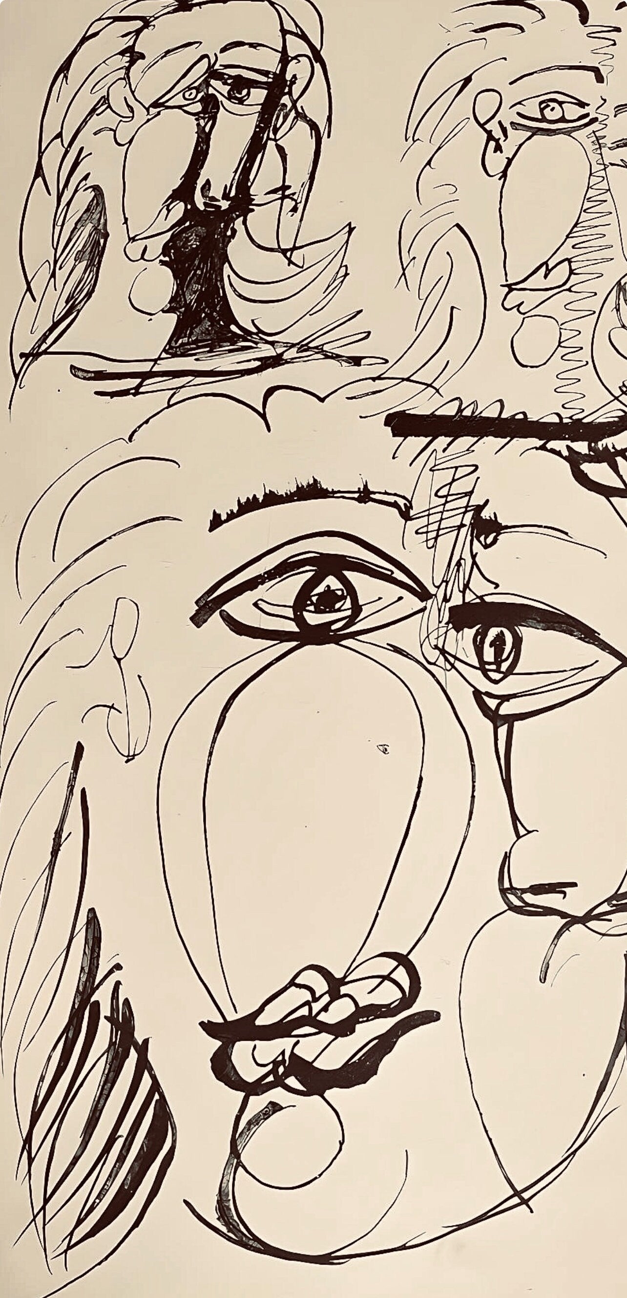 Pablo Picasso, Composition, Carnet de dessins de Picasso, Cahiers d’Art, Limited Edition Lithograph