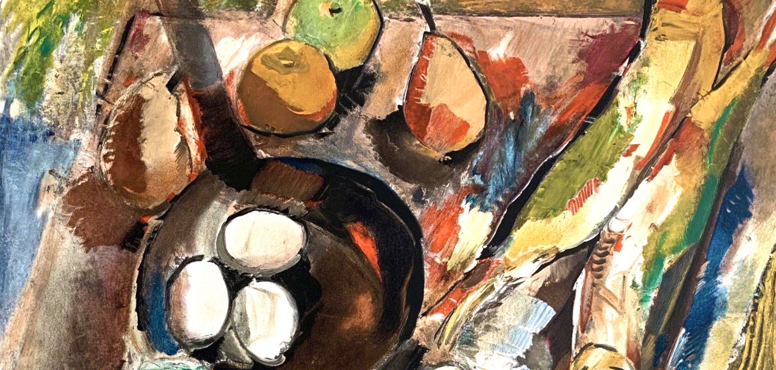 Charles Dufresne, Nature morte fruits et légumes, Dufresne, Collection Pierre Lévy, Limited Edition Lithograph