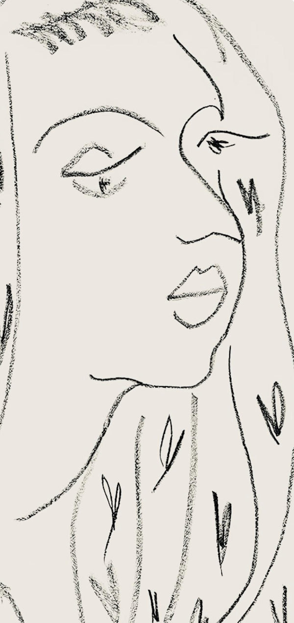 Henri Matisse, Série L, var. 8 (Duthuit 9), Henri Matisse, Dessins, Thèmes et variations, Limited Edition Lithograph