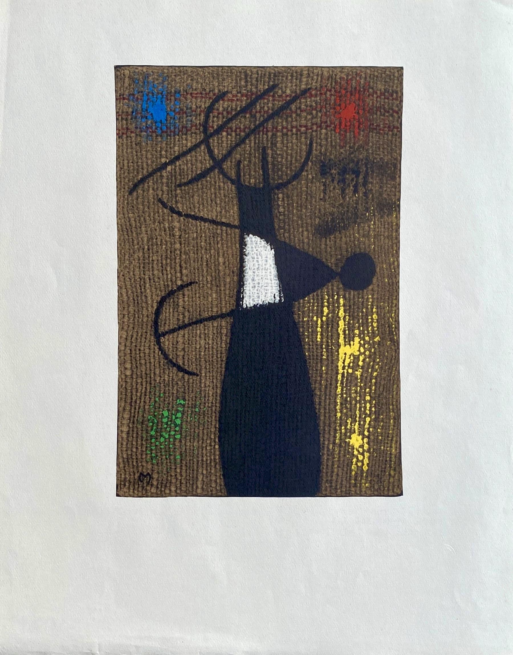 Joan Miró, Composition (Cramer 105), Femmes, Limited Edition Héliogravure