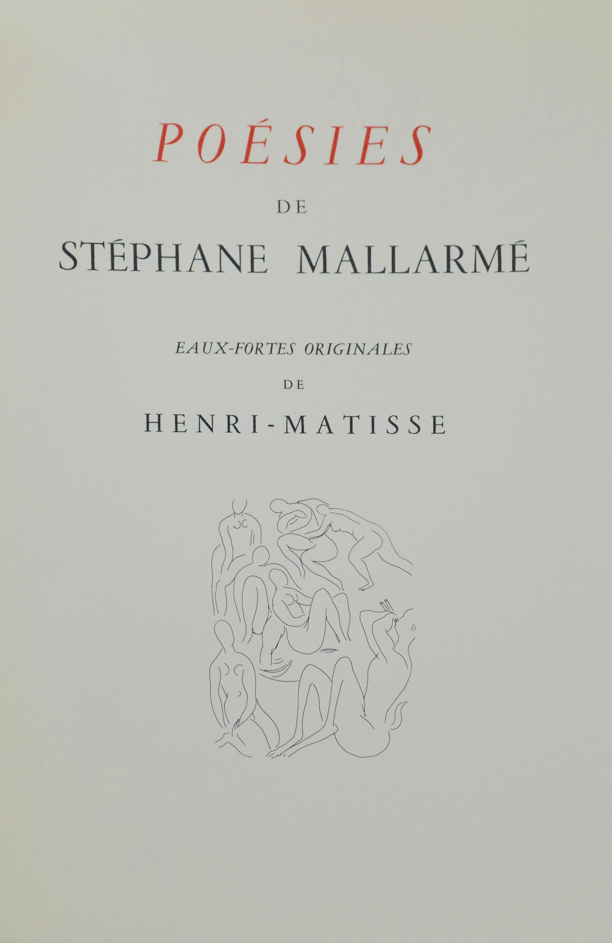 Henri Matisse, Une négresse par le démon..., Poésies, Limited Edition Lithograph