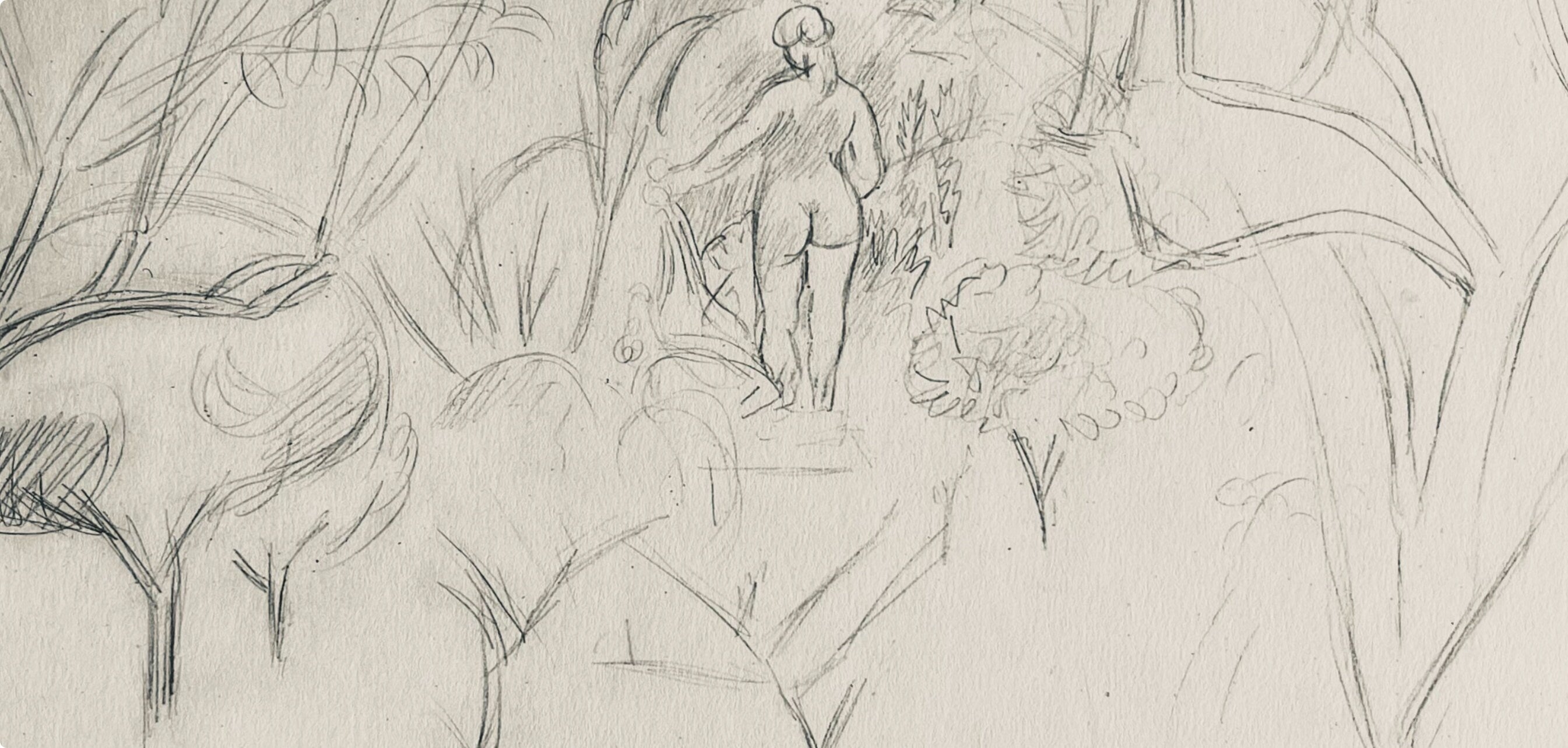 Henri Matisse, Composition (Dutel 3), Dessins de Henri-Matisse, Limited Edition Lithograph