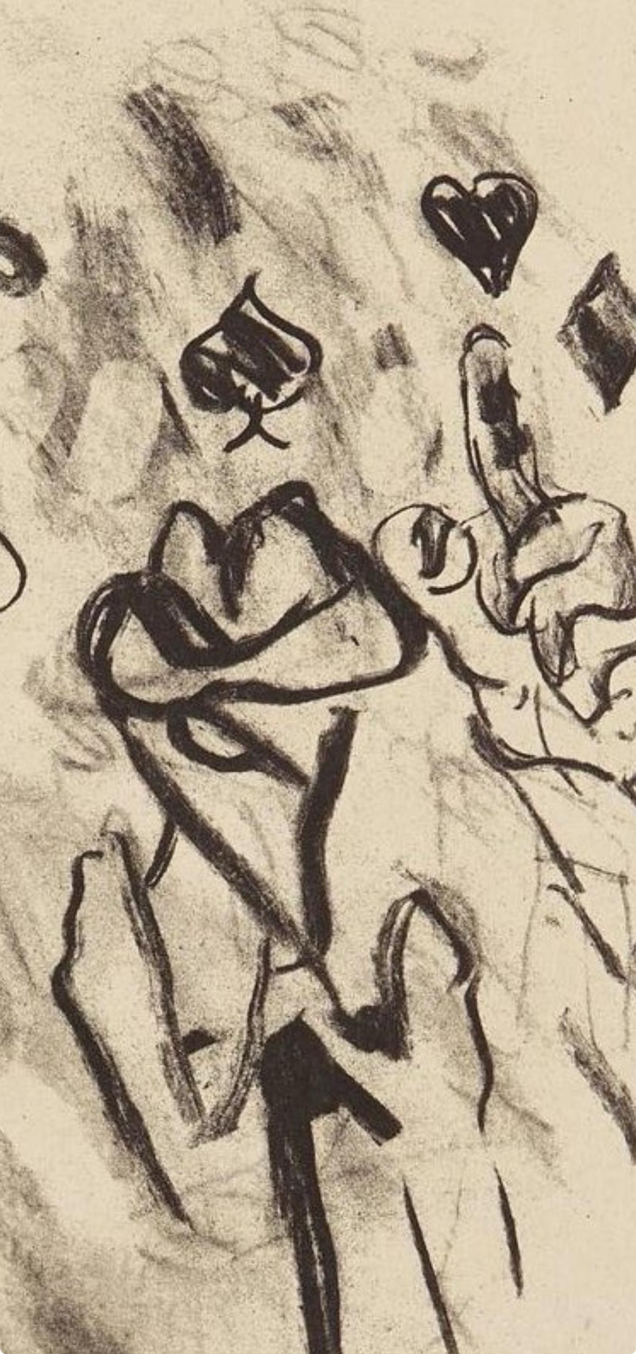 Willem de Kooning, Composition, Poems, Limited Edition Lithograph