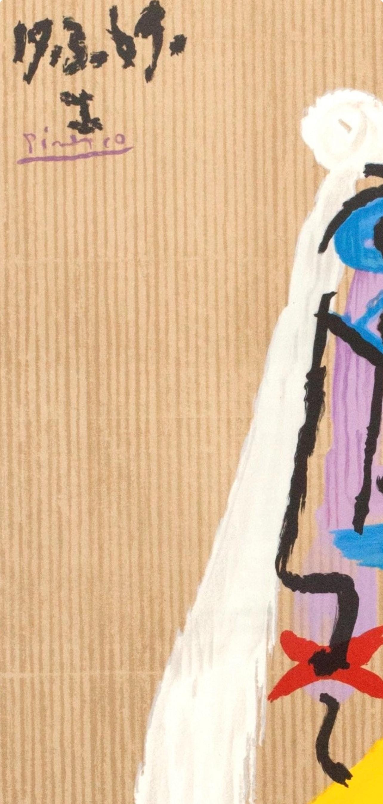 Pablo Picasso, Composition (Orozco 207-261), Vingt-Neuf Portraits Imaginaires, Limited Edition Lithograph