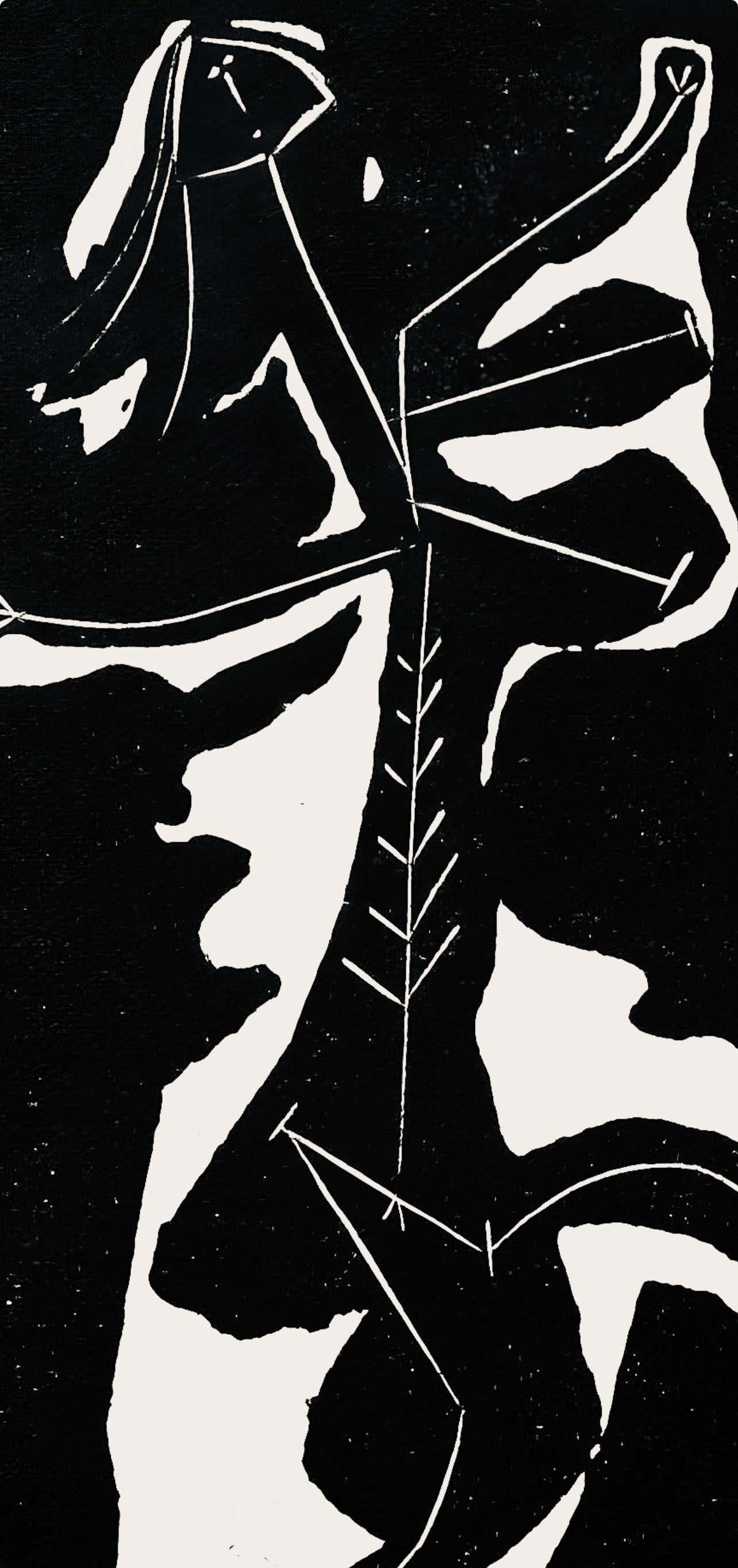 Pablo Picasso, Composition (Cramer 36; Bloch 360; Horodisch A6), Non Vouloir, Limited Edition Zincograph