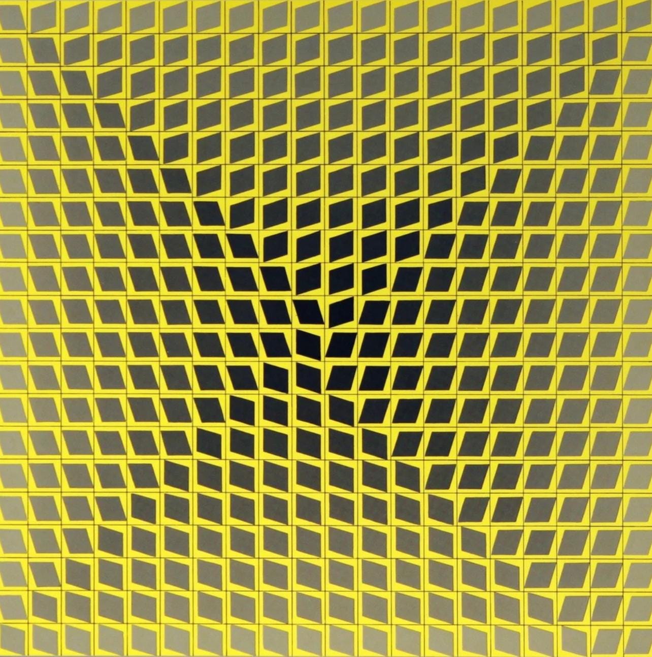 Victor Vasarely, Composition, CTA 102, Limited Edition Héliogravure