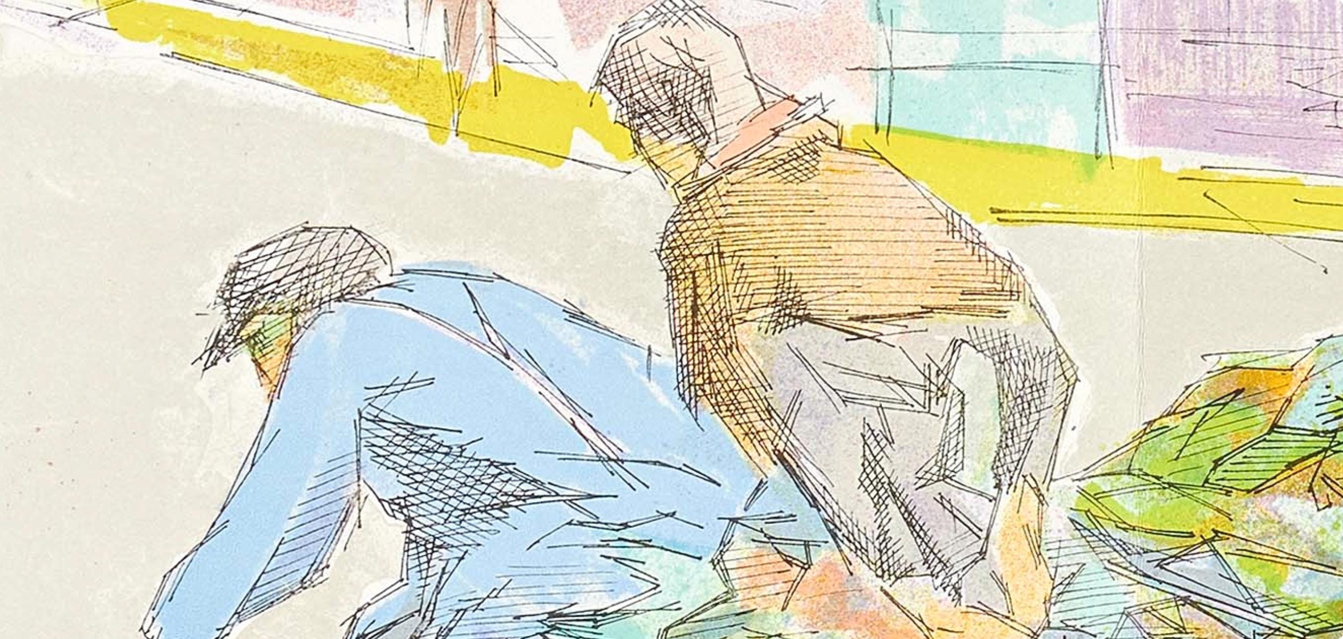 Jacques Villon, Marchands Quatres Saisons, Regards sur Paris, Limited Edition Lithograph