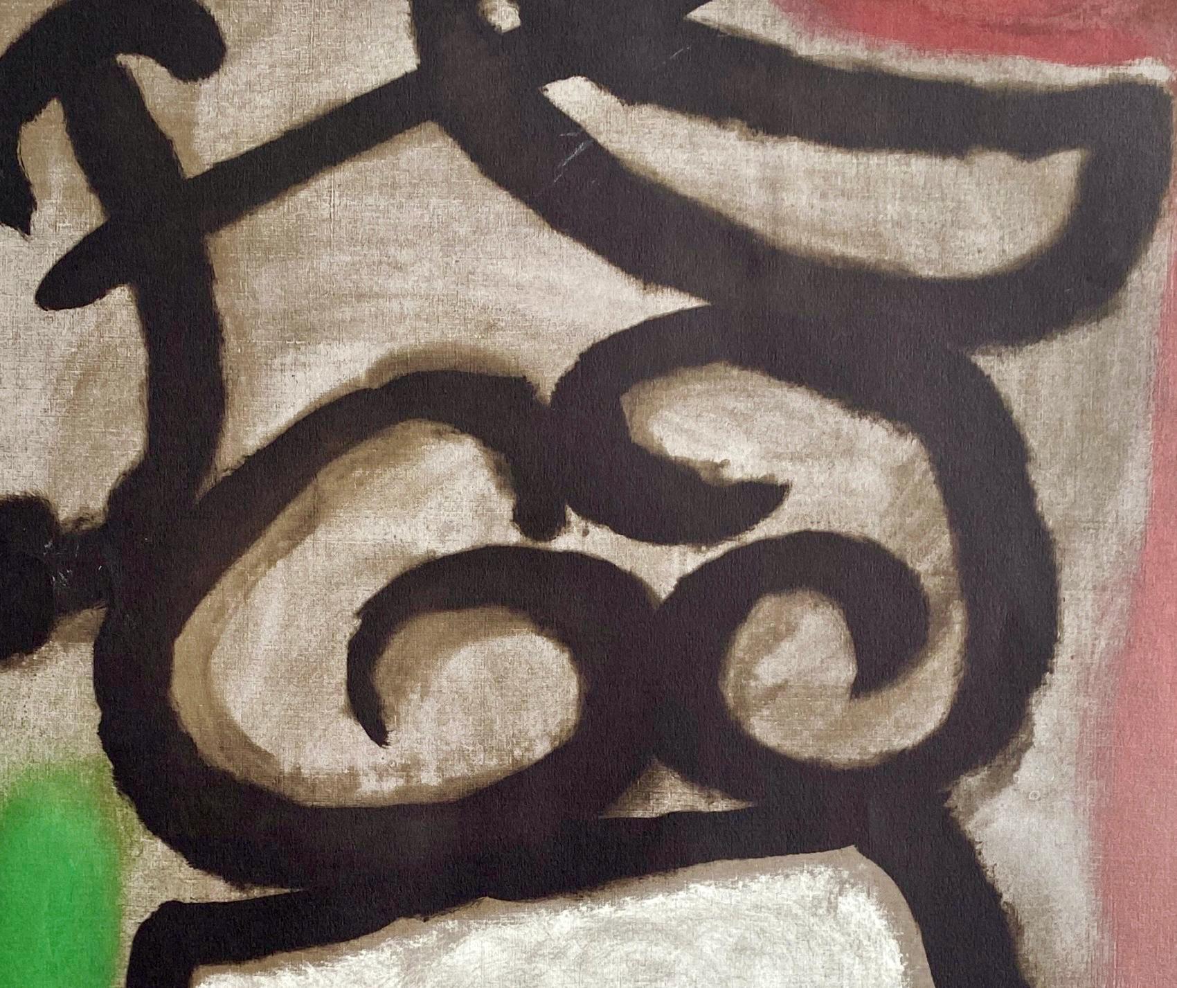 Joan Miró, Composition (Cramer 105), Femmes, Limited Edition Héliogravure